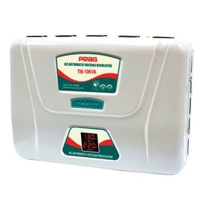 Prag 10KVA Servo Voltage Stabilizer (130V-250V)