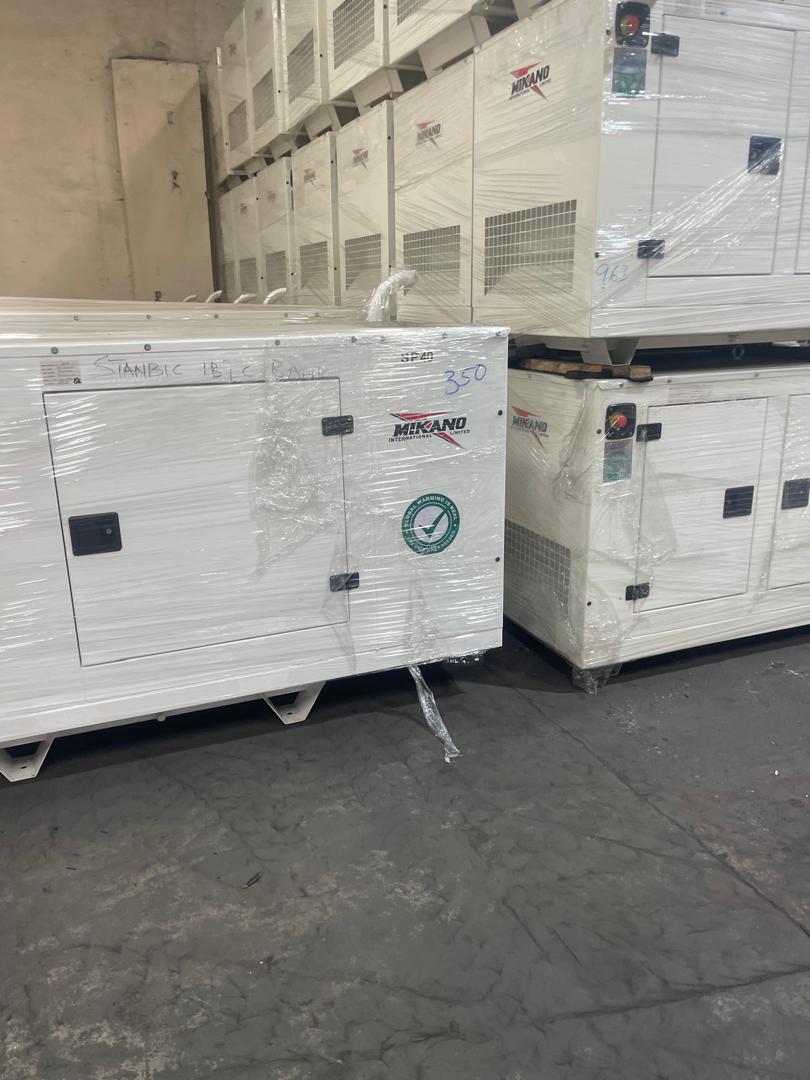 Mikano 50KVA Soundproof Diesel Generator (Yorc Engine)